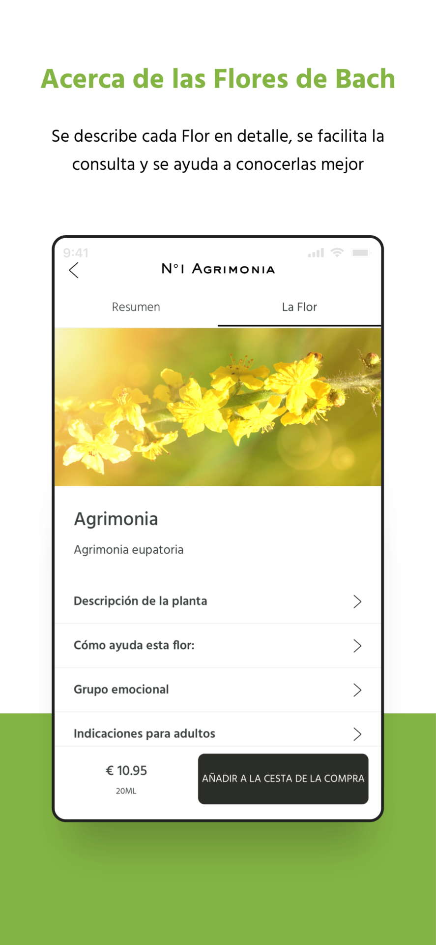App de las flores de Bach Lemon Pharma
